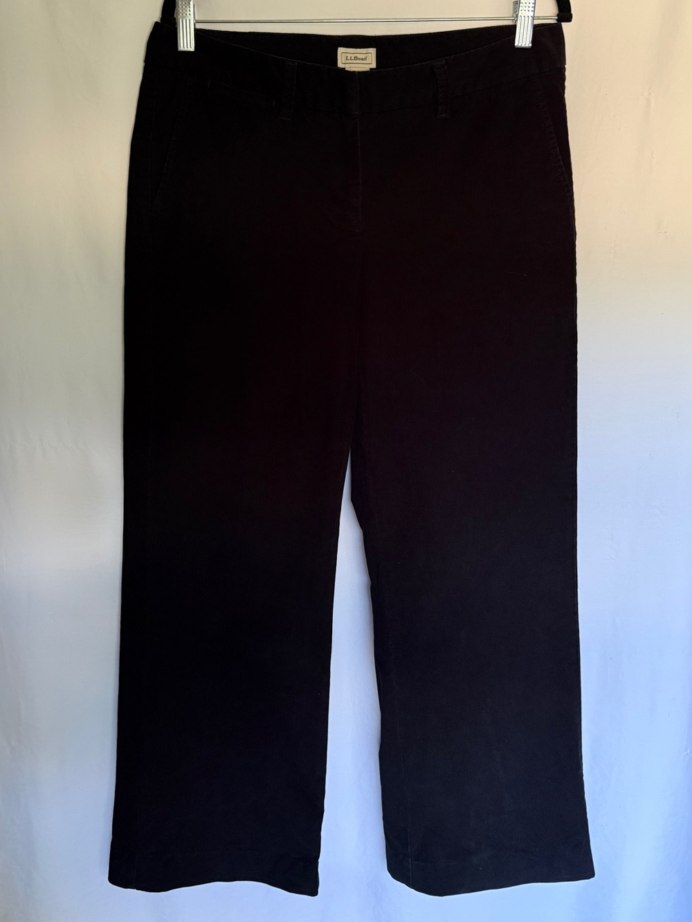 Women’s L.L. Bean Black Corduroy Pants